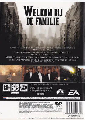 The Godfather (Japan) box cover back